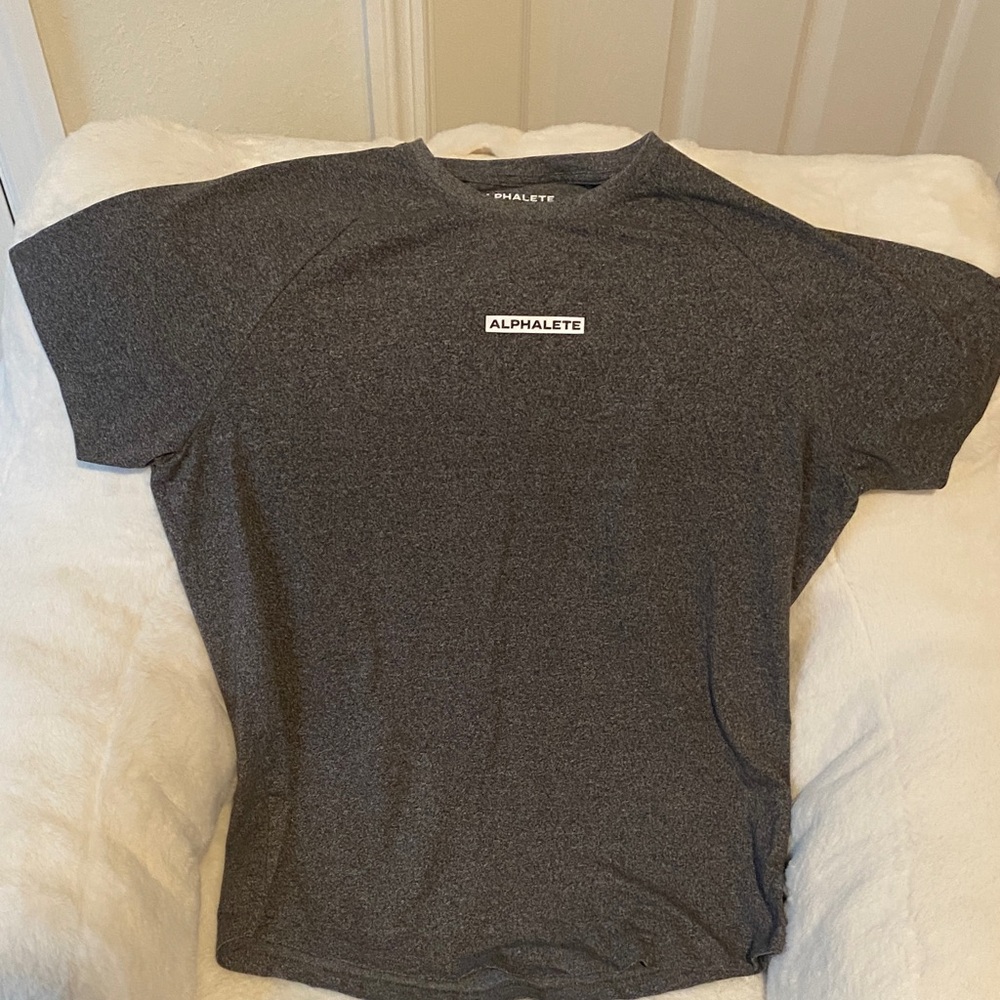 Alphalete Men's Charcoal Short Sleeve Tee